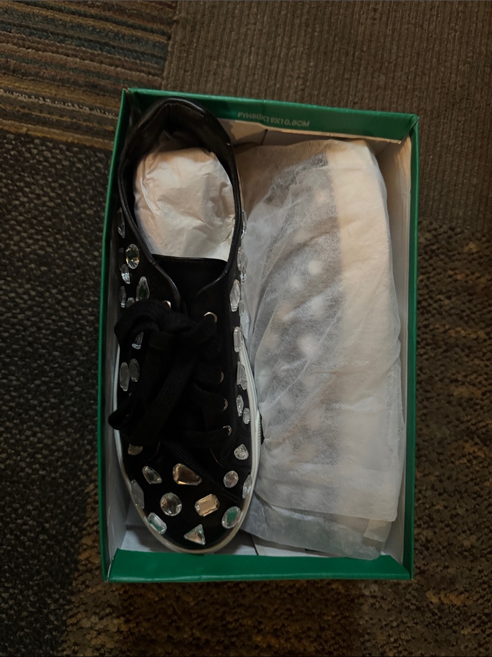 Crystal-Embellished Women's Sneakers